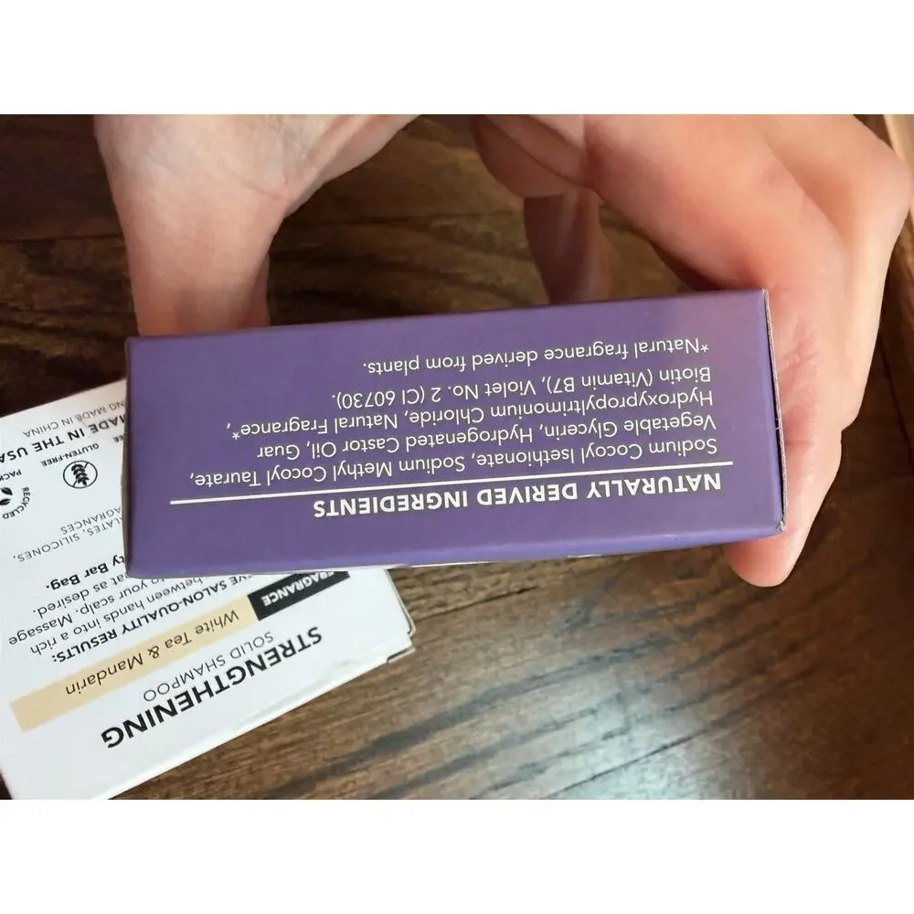 Kitsch Set Of 2 Shampoo Bars Purple & Rice Water Protein NIB NEW